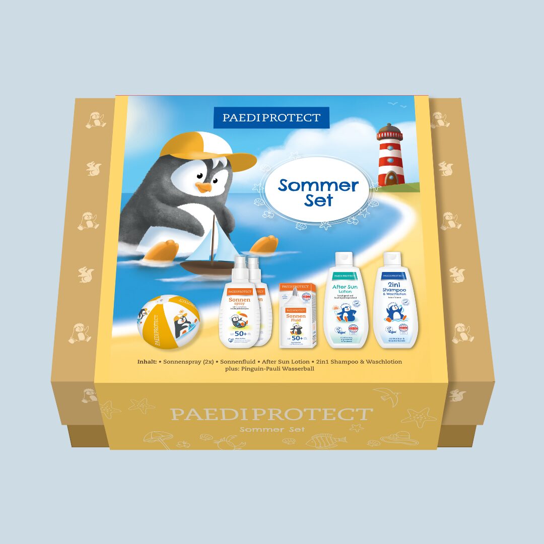 paediprotect-sonnenschutz-set-babys-kinder-sommer-set-mit-spray-fluid image 1
