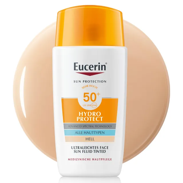eucerin-sun-face-hydro-protect-ultraleichtes-fluid-tinted-lsf50-hell-50-ml image 1