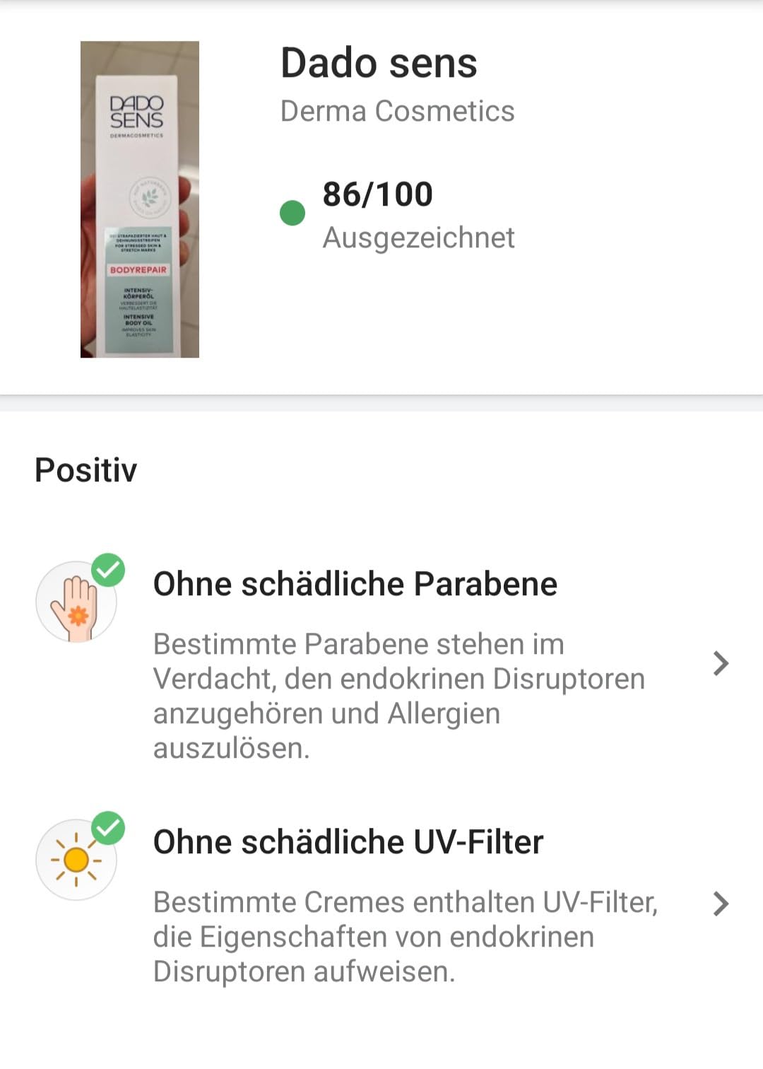 Sehr reichhaltig