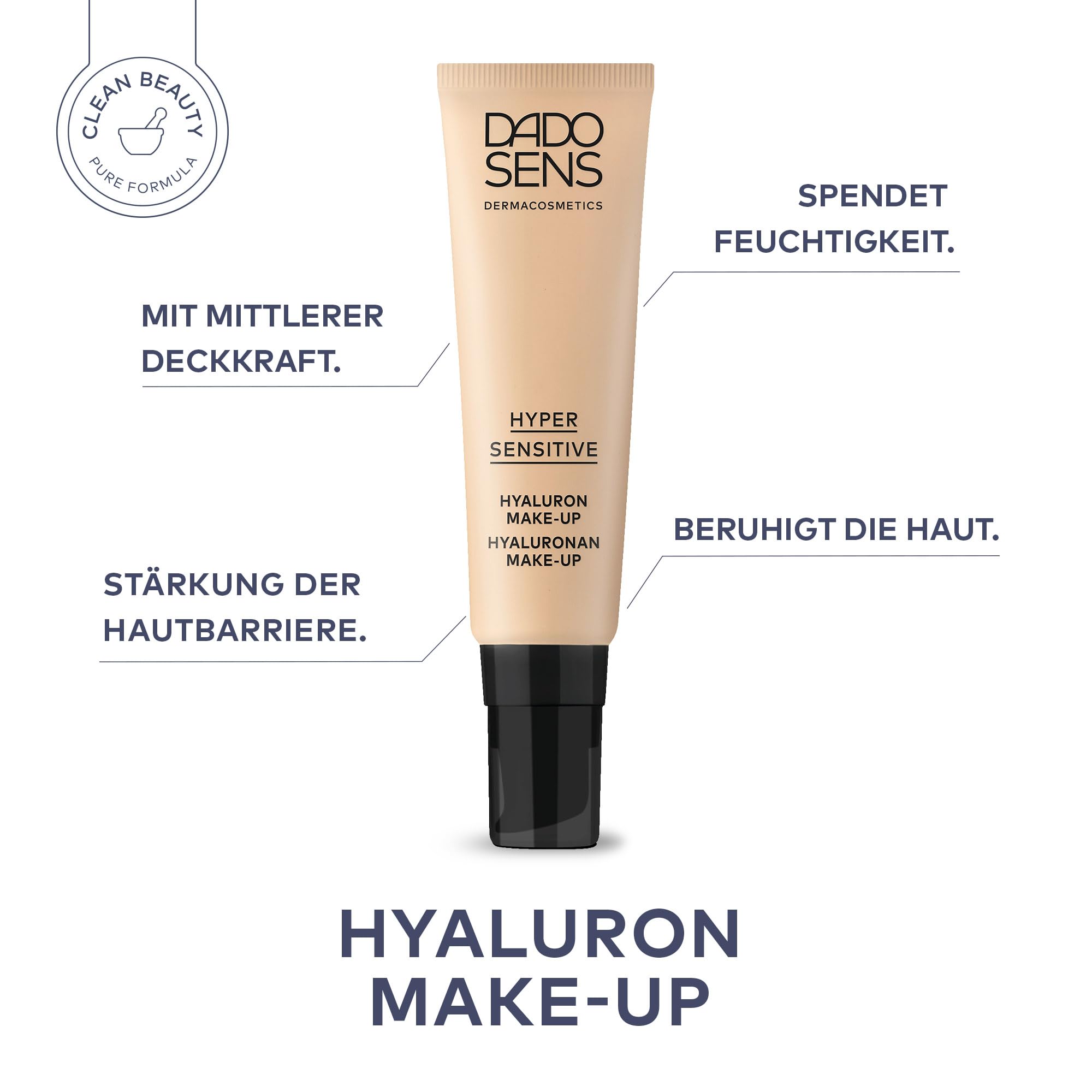 dado-sens-hypersensitive-hyaluron-make-up-almond-30-ml image 2