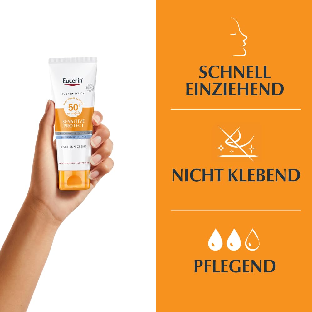 eucerin-sensitive-protect-face-sun-creme-lsf-50-50-ml-gesichtssonnenschutz image 3