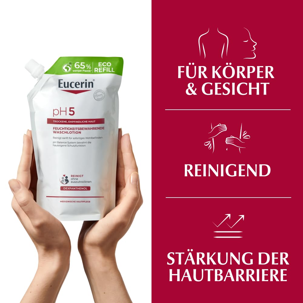 eucerin-ph5-feuchtigkeitsbewahrende-waschlotion-nachf-llbeutel-400-ml image 3