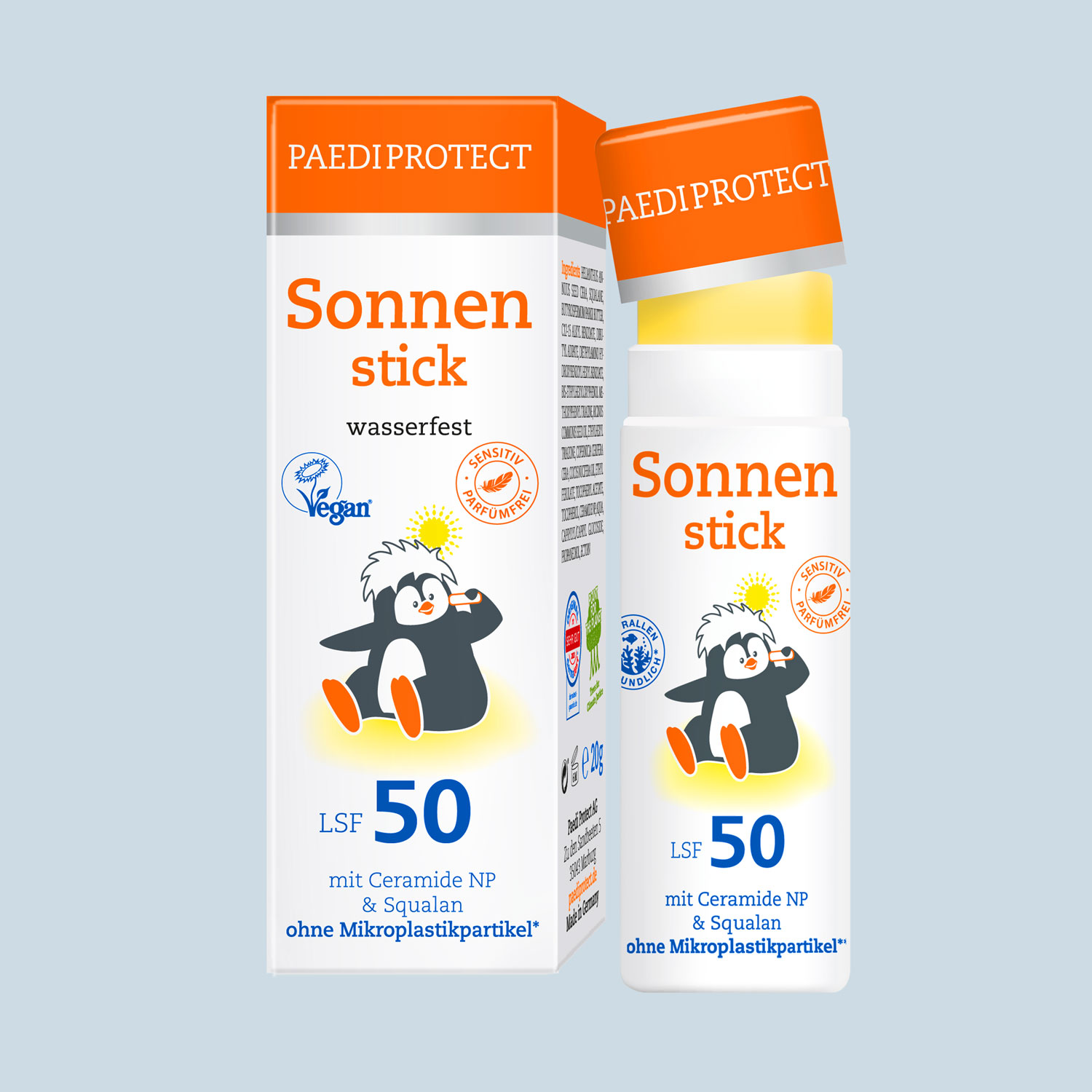 paediprotect-sonnenstick-lsf-50-parf-mfrei-vegan-wasserfest image 1