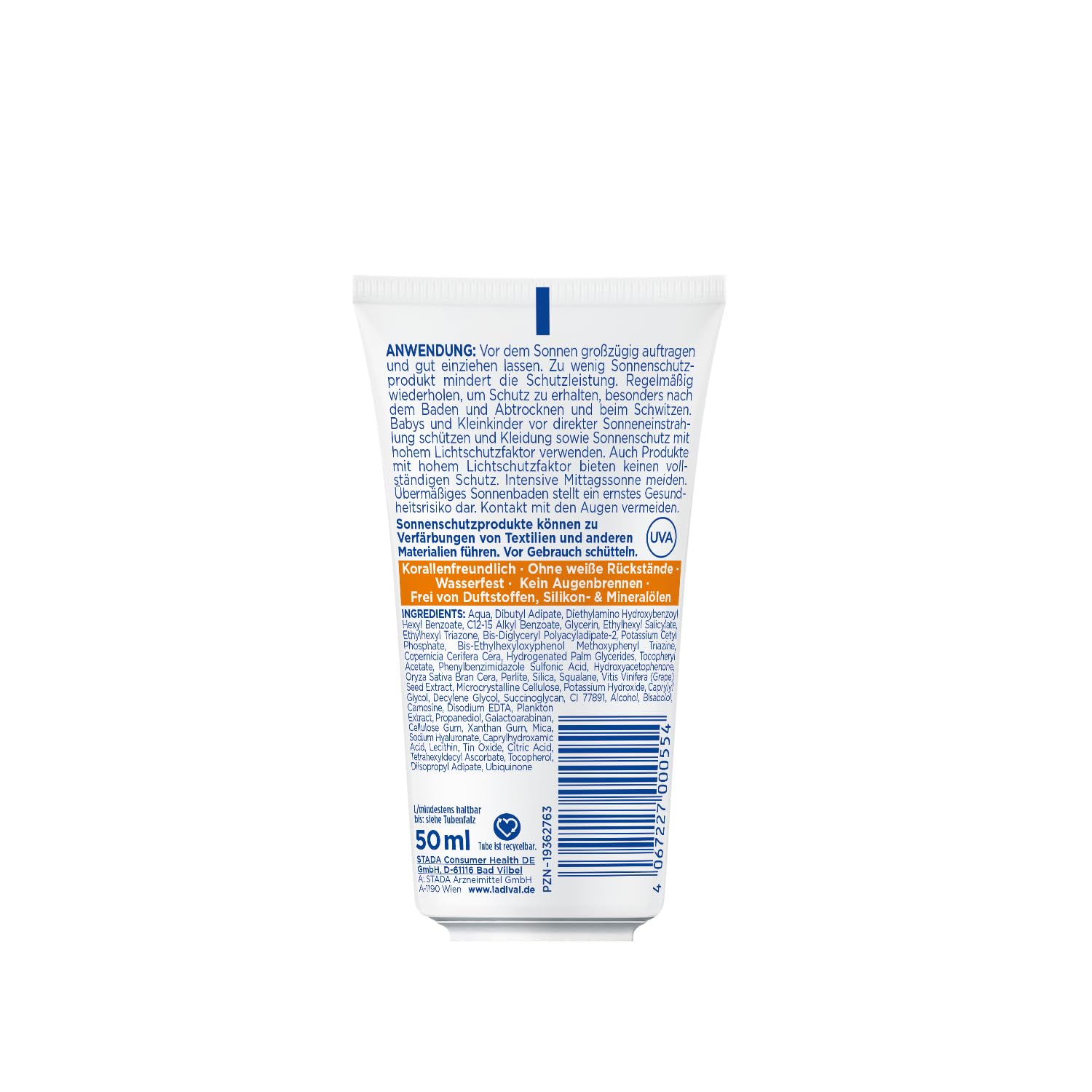 ladival-empfindliche-normale-haut-sonnencreme-gesicht-lsf-50-50-ml image 2