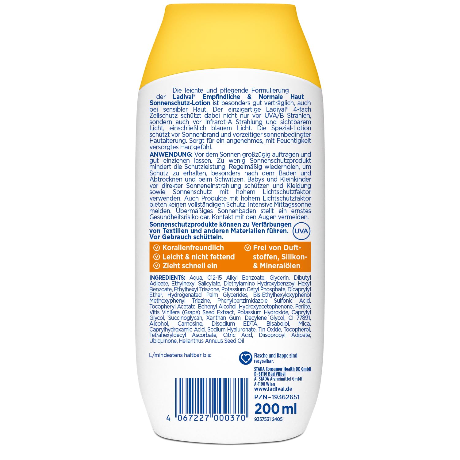 ladival-empfindliche-normale-haut-sonnencreme-k-rper-lsf-30-200-ml image 2