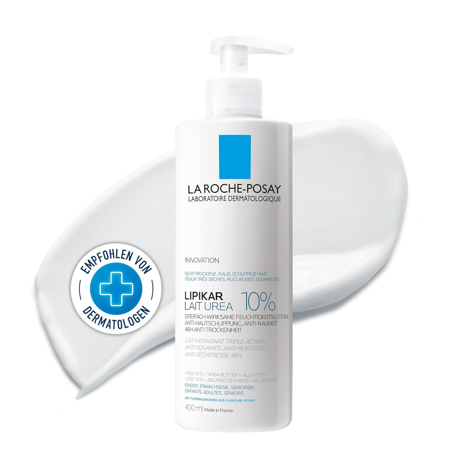 la-roche-posay-lipikar-lait-urea-10-k-rperlotion-400-ml-f-r-sehr-trockene-haut image 2