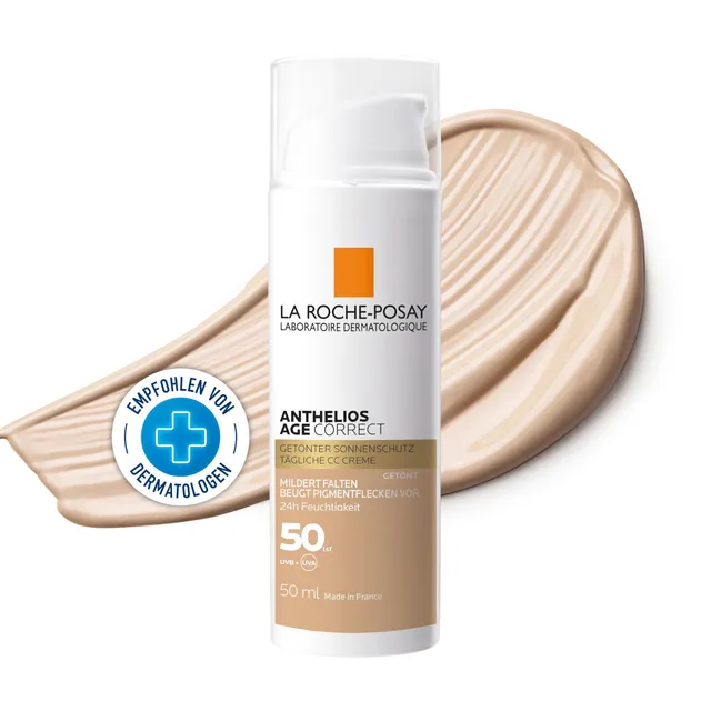 la-roche-posay-anthelios-age-correct-cc-cream-lsf-50-50-ml-get-nter-sonnenschutz image 1