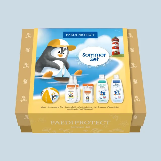 paediprotect-sonnenschutz-set-babys-kinder-sommer-set-mit-spray-fluid image 1