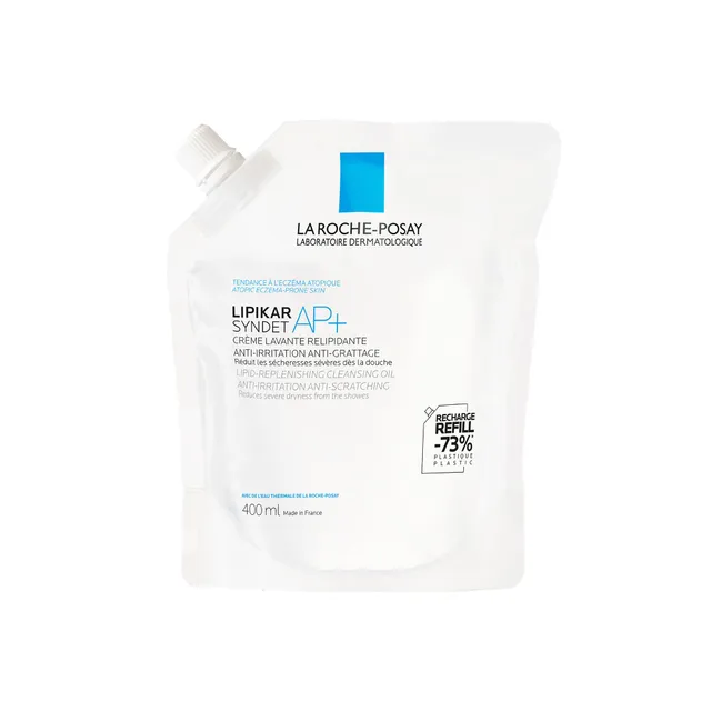 la-roche-posay-lipikar-syndet-ap-r-ckfettendes-duschgel-nachf-llpack-400-ml image 1