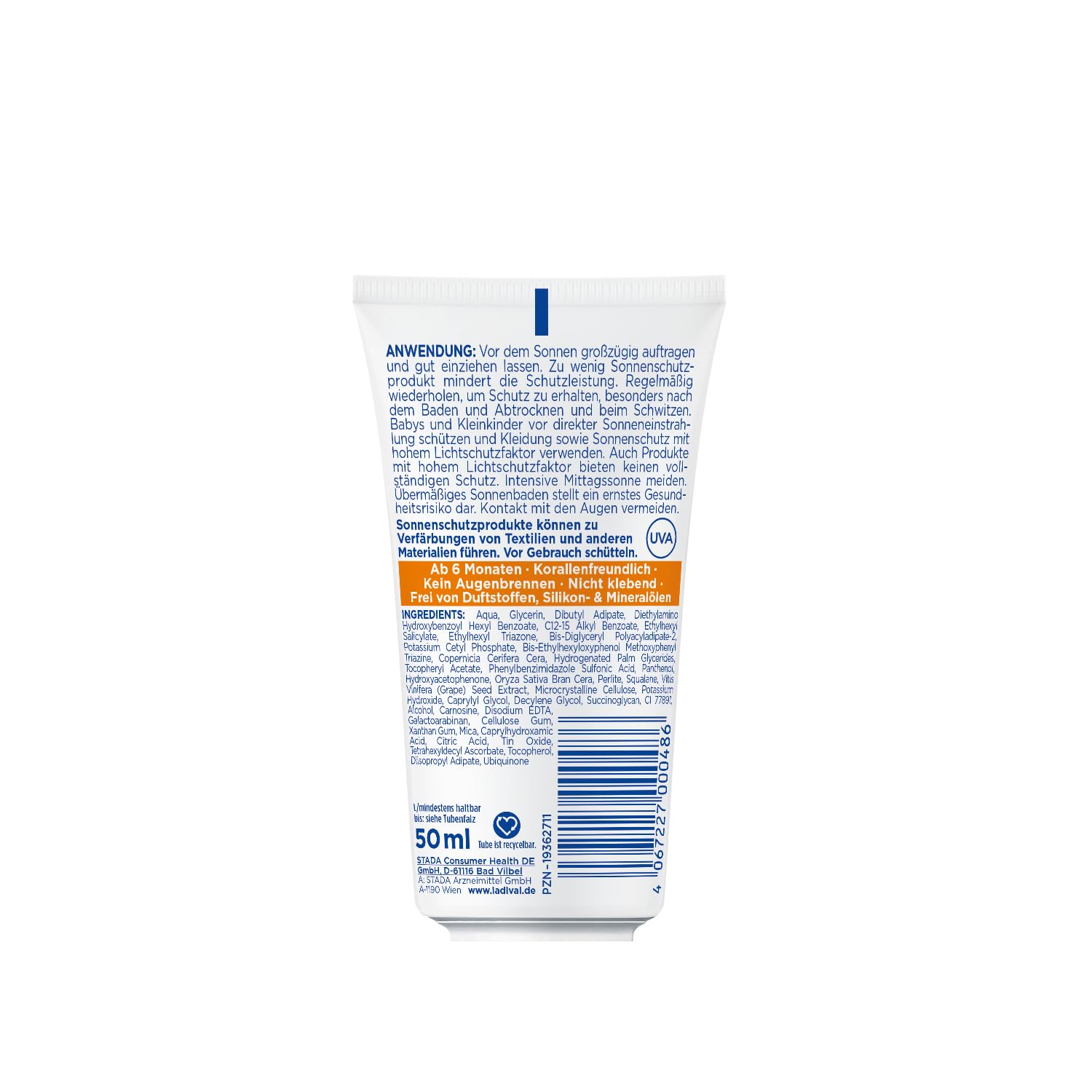 ladival-empfindliche-kinderhaut-sonnencreme-lsf-50-gesicht-k-rper-50-ml image 2