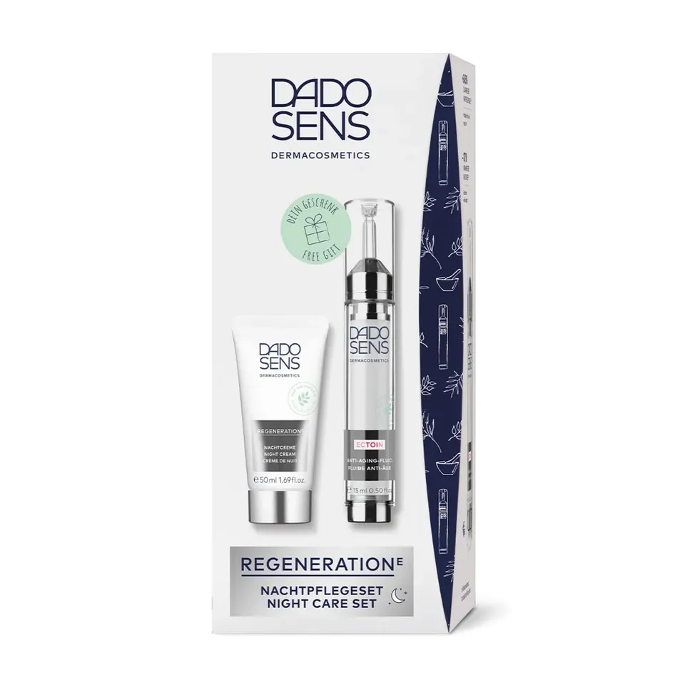 dado-sens-regeneration-e-nacht-pflegeset-nachtcreme-50-ml-ectoin-fluid-15-ml-gra image 1