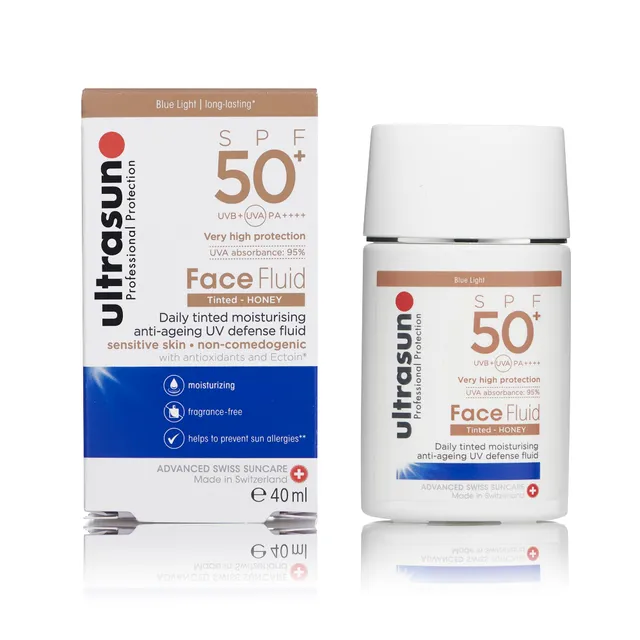 ultrasun-face-fluid-spf-50-tinted-honey-40-ml-get-ntes-gesichtsfluid image 1