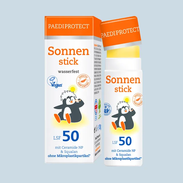 paediprotect-sonnenstick-lsf-50-parf-mfrei-vegan-wasserfest image 1