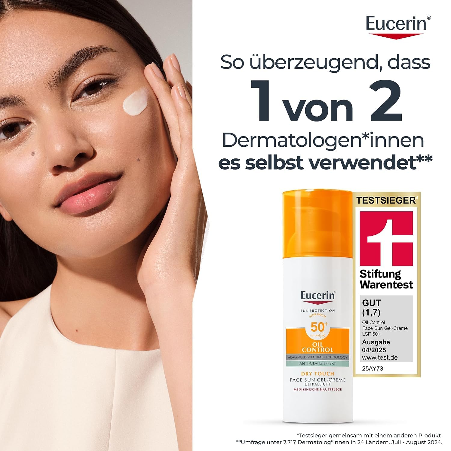 eucerin-oil-control-sun-face-gel-creme-lsf-50-50-ml-2er-set image 2