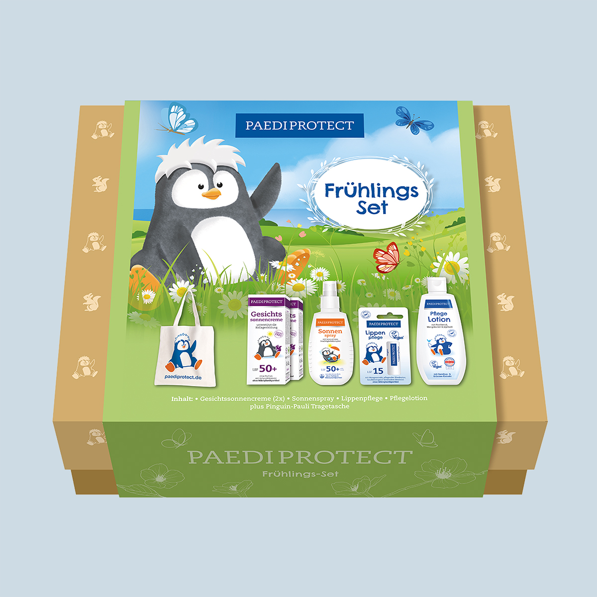 paediprotect-fr-hlings-set-sonnenschutz-lsf-50-lippenpflege-lsf-15-familienset image 1