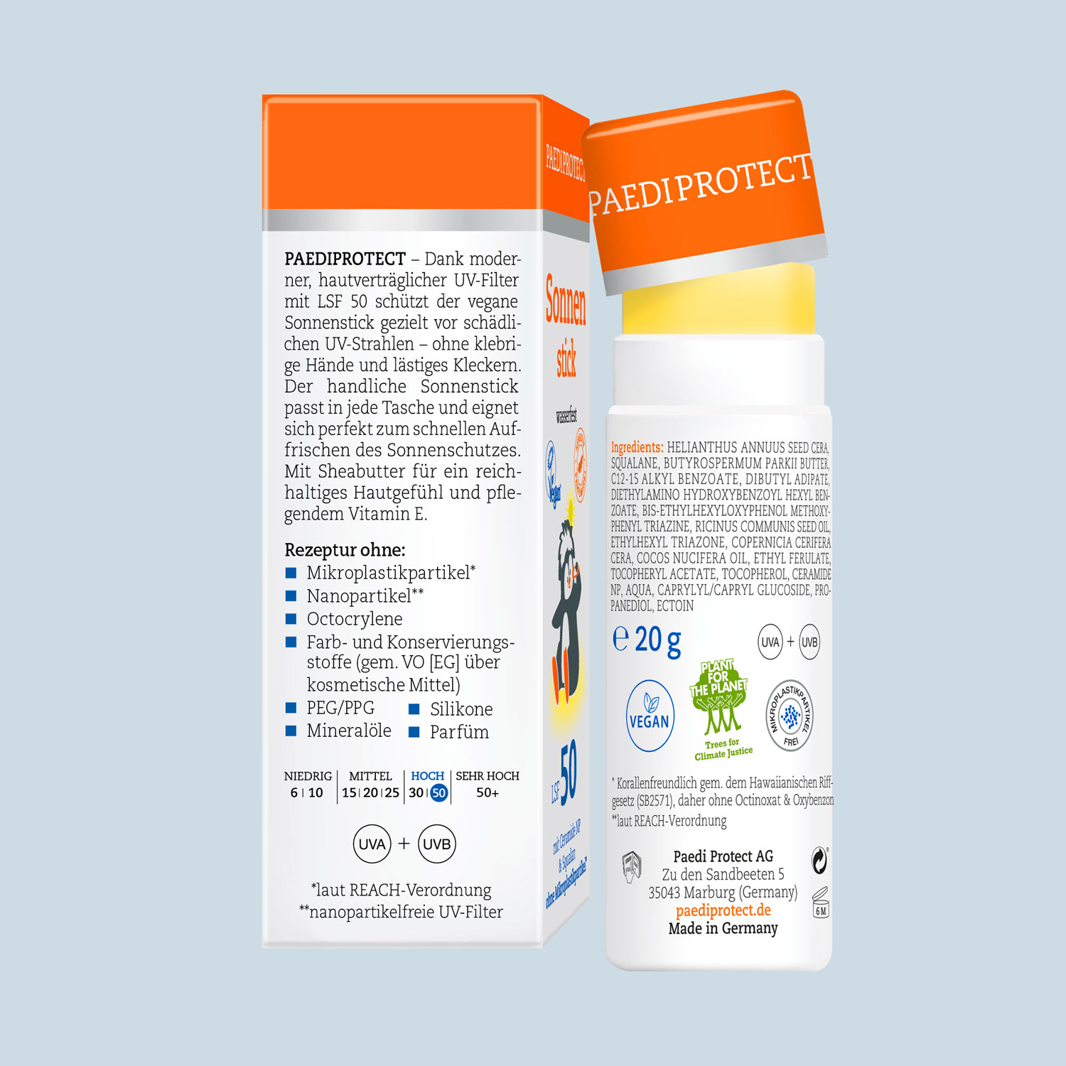 paediprotect-sonnenstick-lsf-50-parf-mfrei-vegan-wasserfest image 5