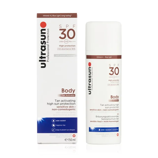 ultrasun-tan-activator-body-spf-30-sonnenschutz-f-r-empfindliche-haut-150-ml image 1