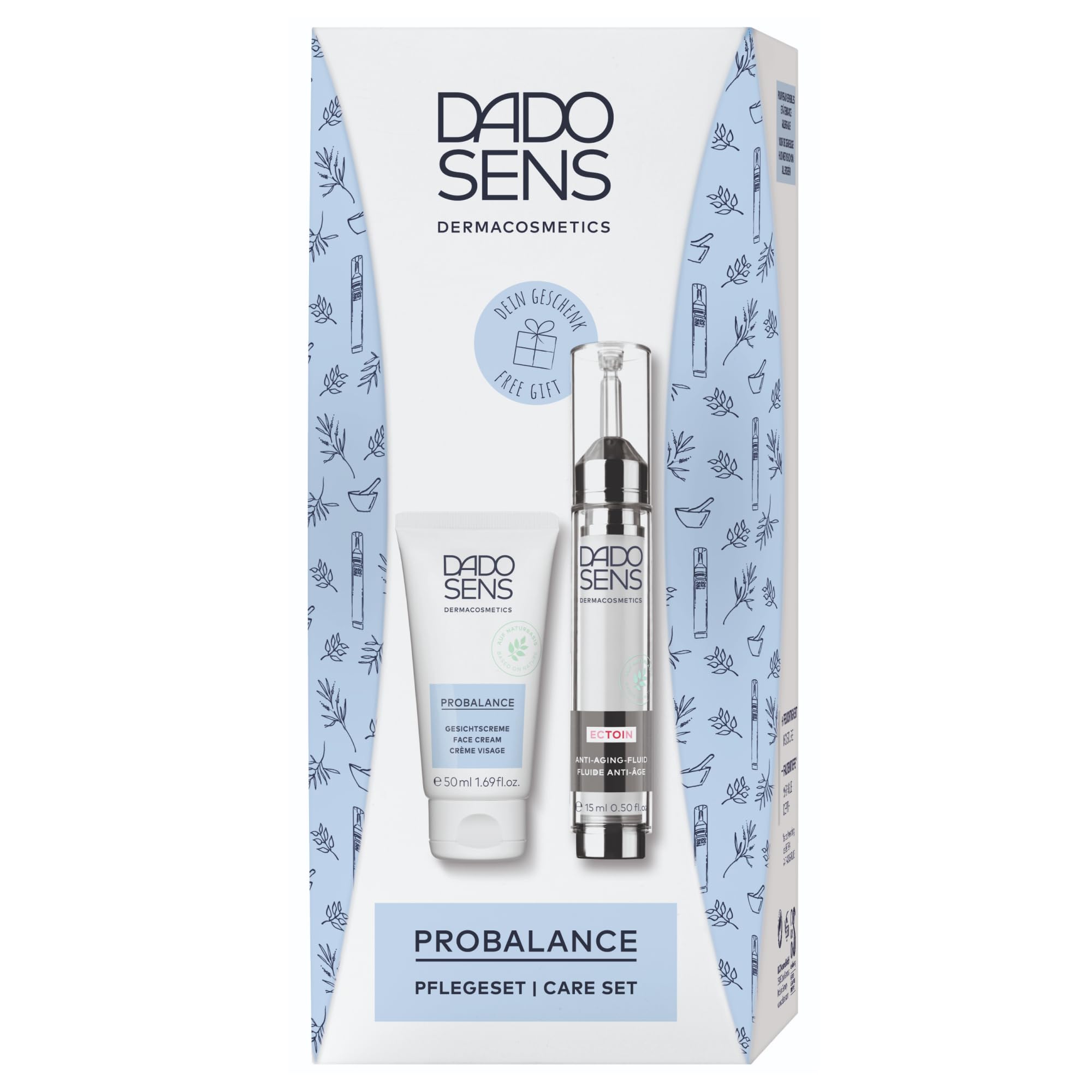 dado-sens-probalance-pflegeset-gesichtcreme-50-ml-ectoin-anti-aging-fluid-15-ml image 1