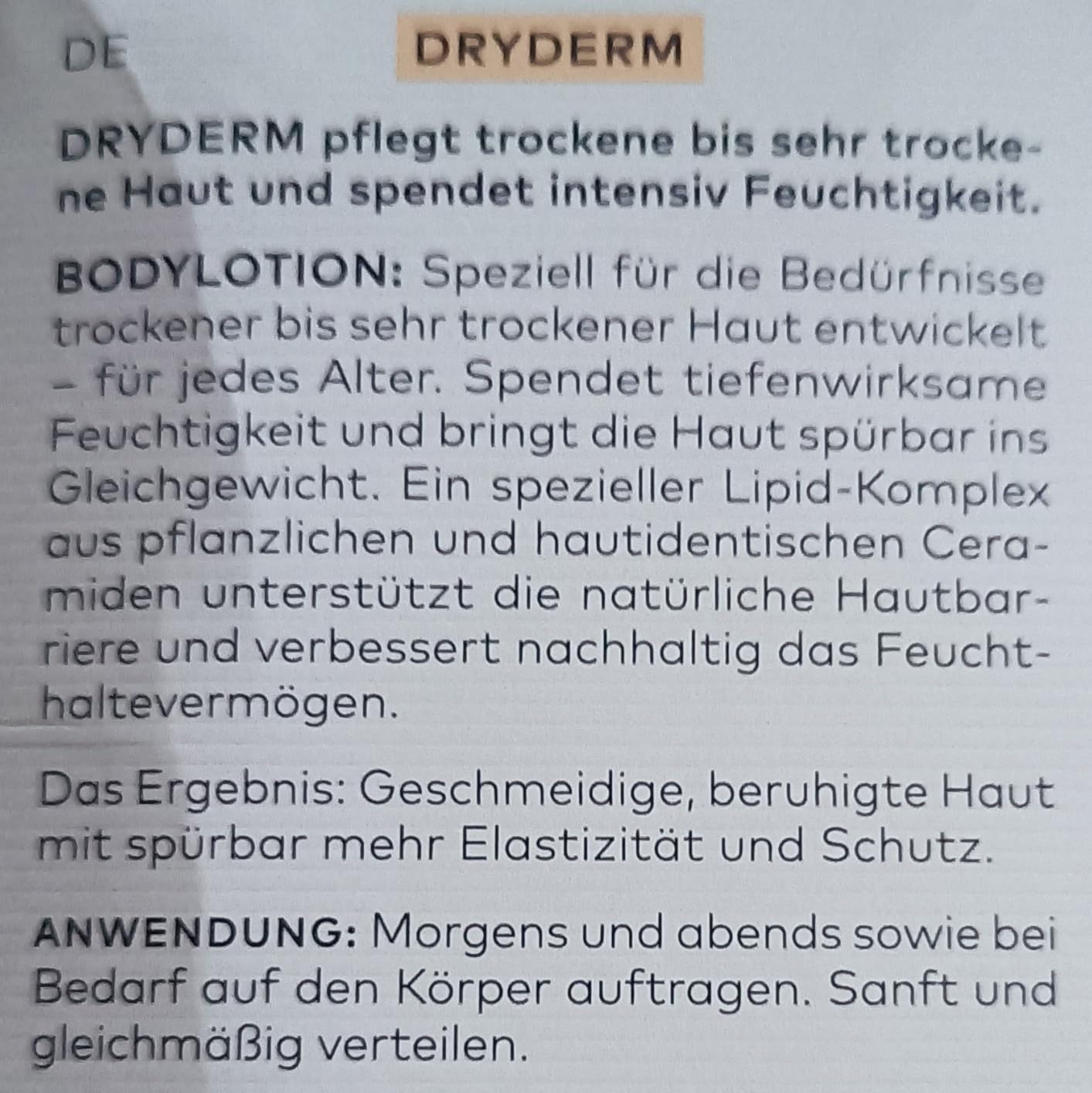 Endlich geschmeidige Haut
