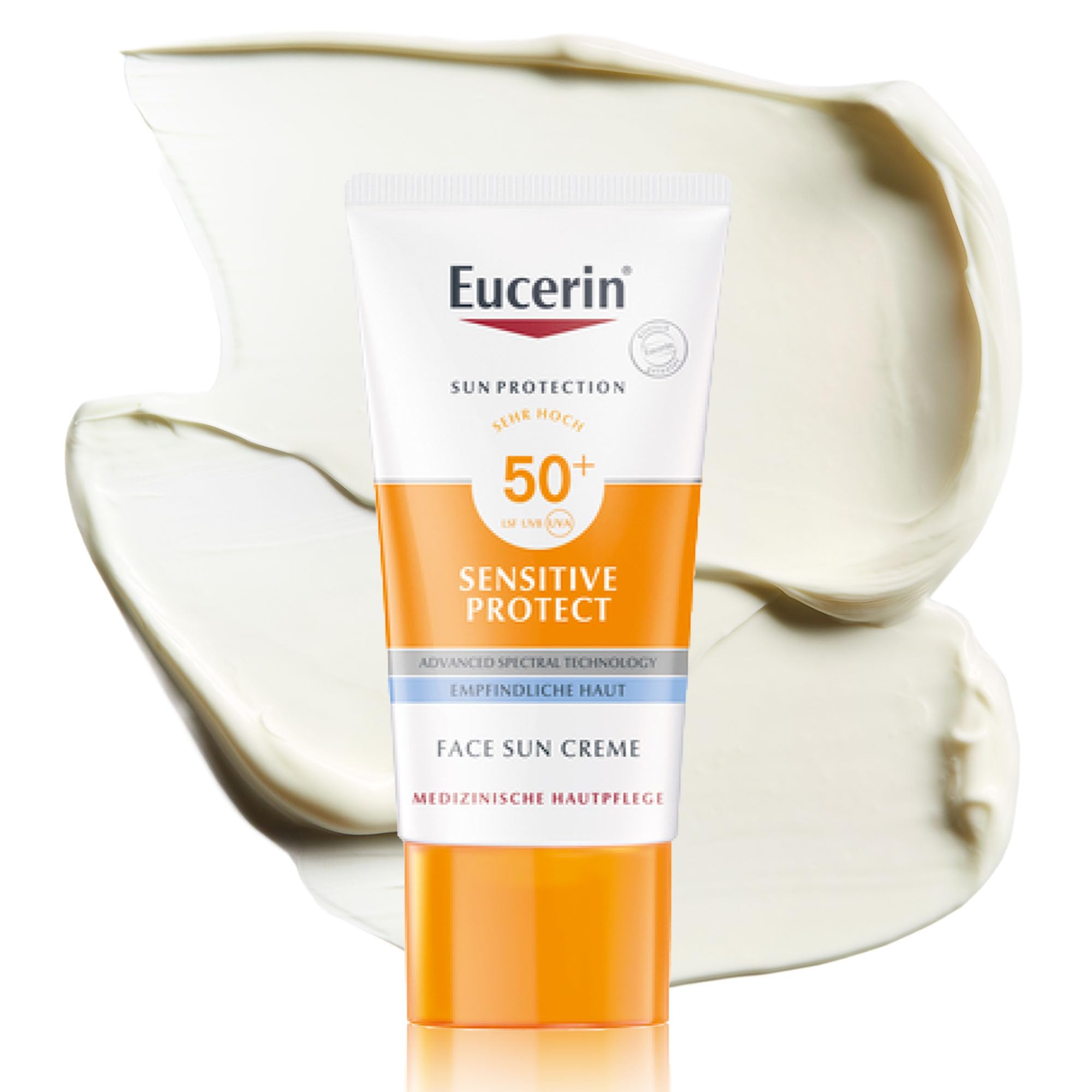eucerin-sensitive-protect-face-sun-creme-lsf-50-50-ml-gesichtssonnenschutz image 1