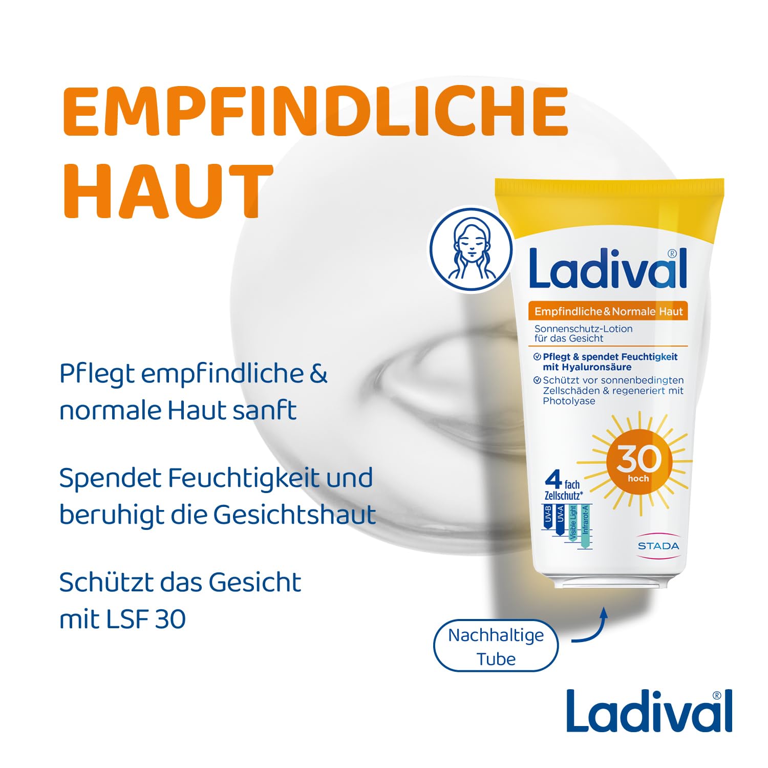 ladival-empfindliche-normale-haut-sonnencreme-gesicht-lsf-30-lotion-50-ml image 5