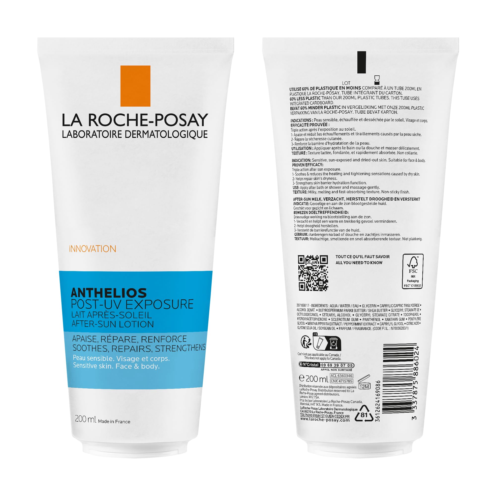 la-roche-posay-anthelios-post-uv-sensitive-after-sun-milch-200-ml image 2