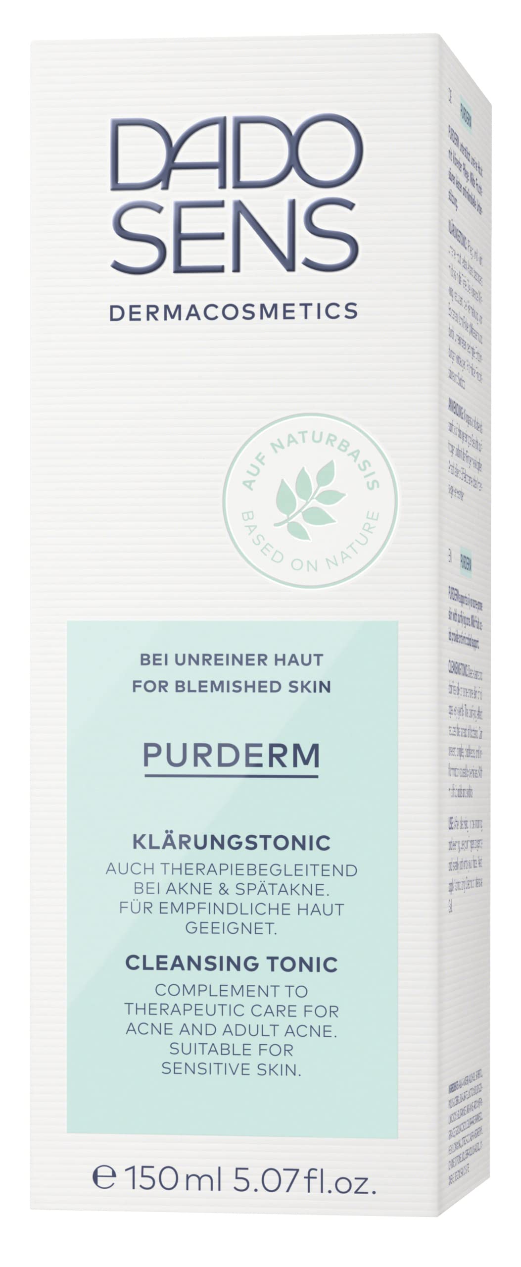 dado-sens-purderm-kl-rungstonic-150-ml-gesichtstoner-f-r-unreine-haut image 2