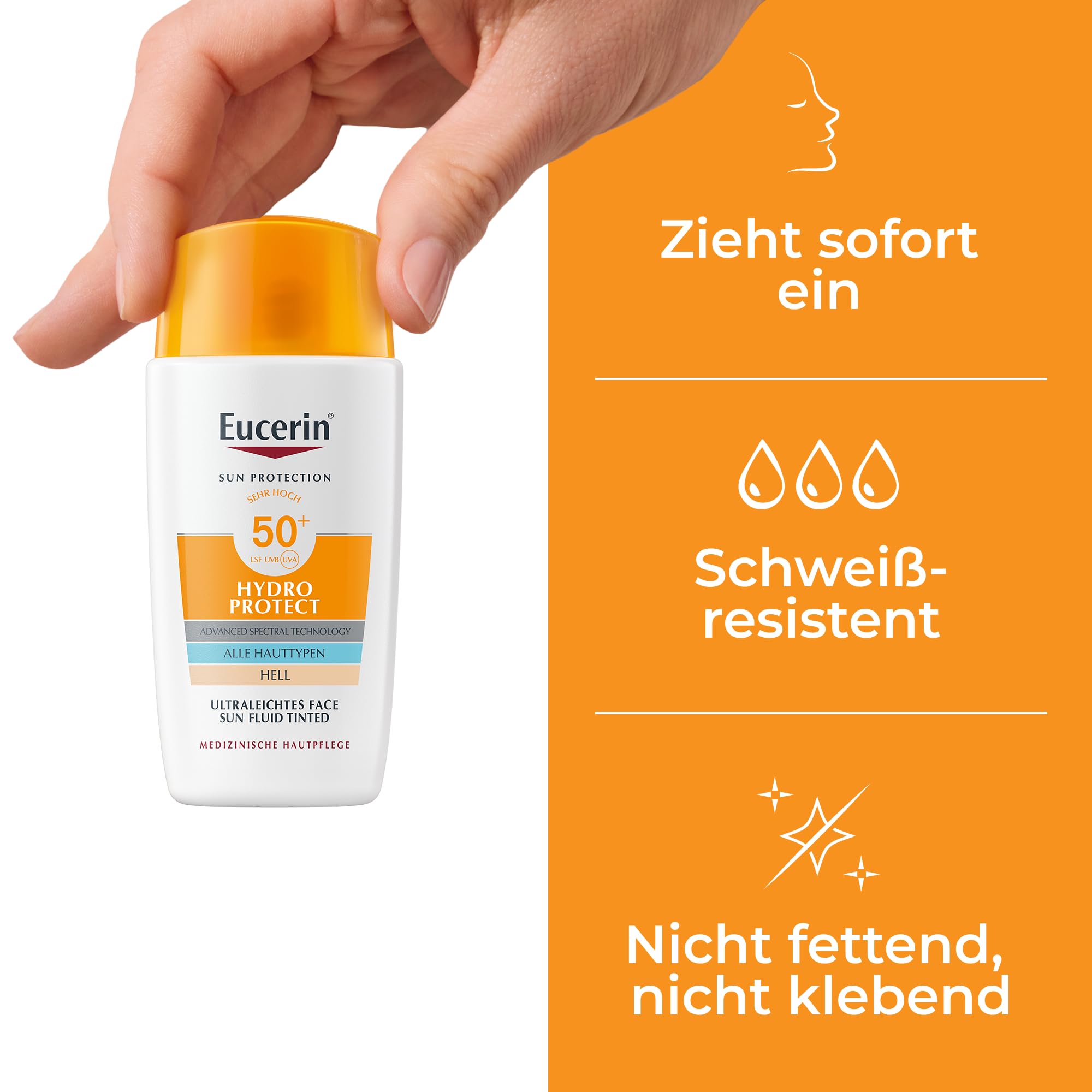 eucerin-sun-face-hydro-protect-ultraleichtes-fluid-tinted-lsf50-hell-50-ml image 3