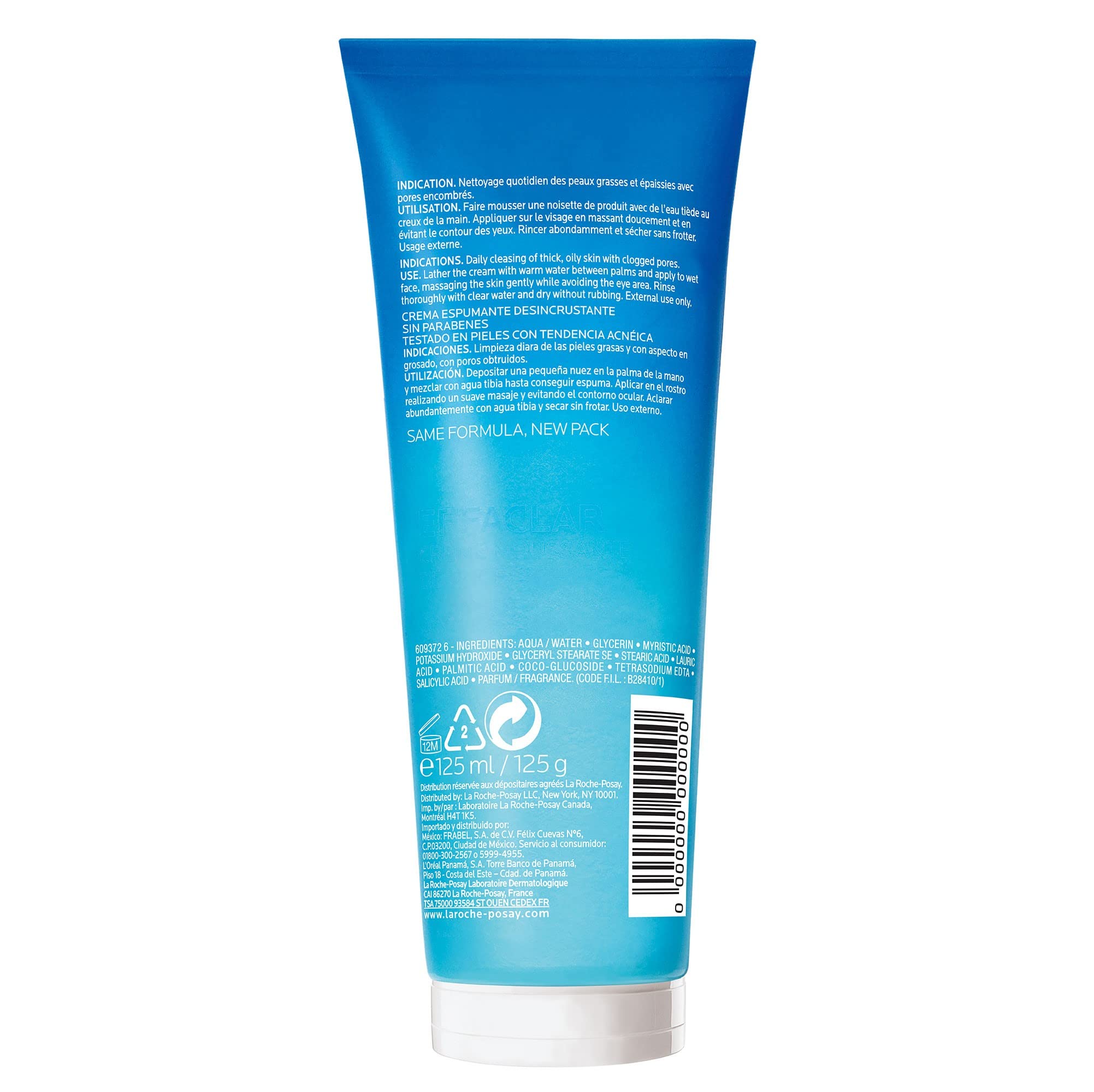 la-roche-posay-effaclar-waschcreme-125-ml-f-r-fettige-unreine-haut image 2