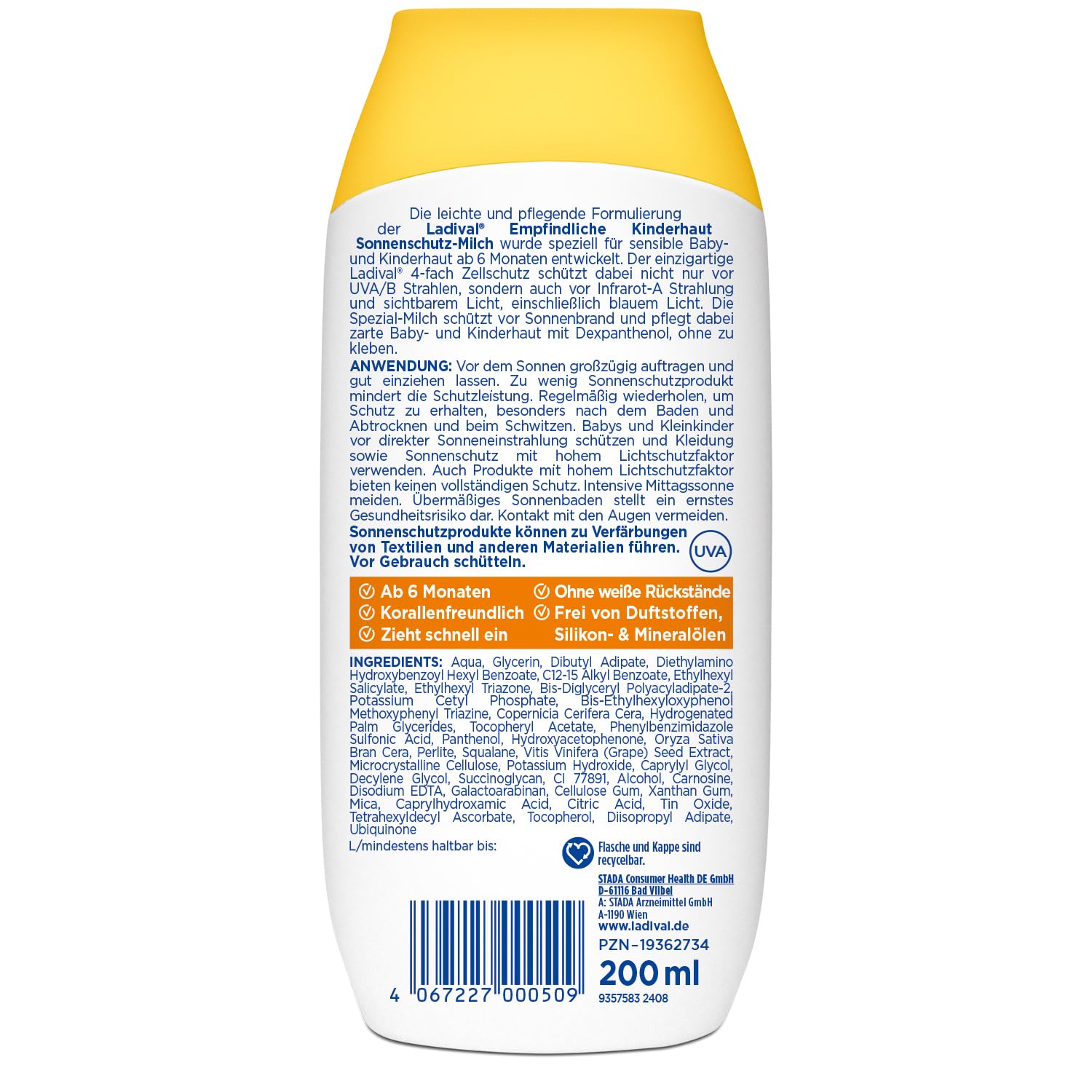 ladival-empfindliche-kinderhaut-sonnencreme-lsf-50-200-ml-milch image 2