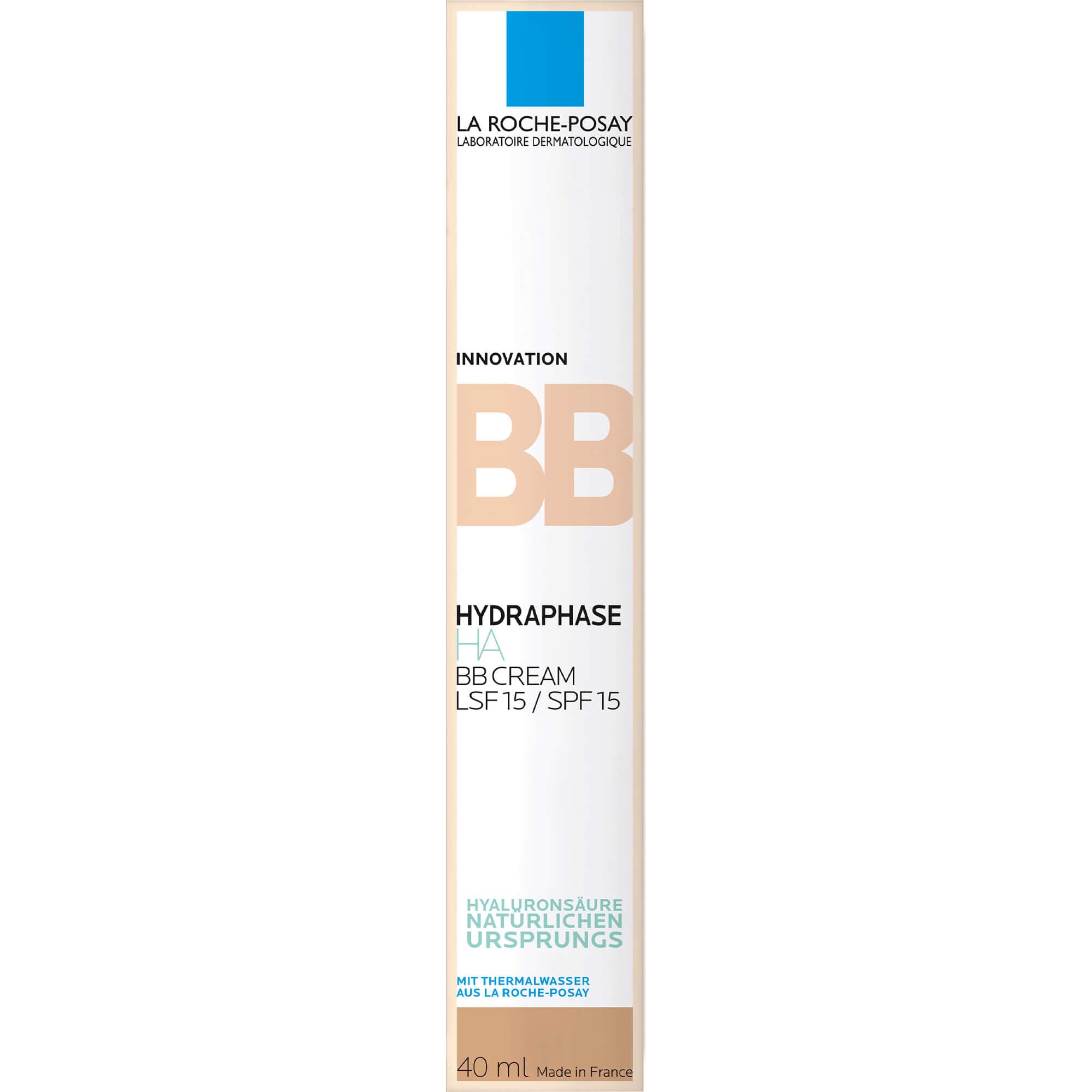la-roche-posay-hydraphase-ha-bb-cream-mittel-lsf-15-feuchtigkeits-bb-cream-40-ml image 1