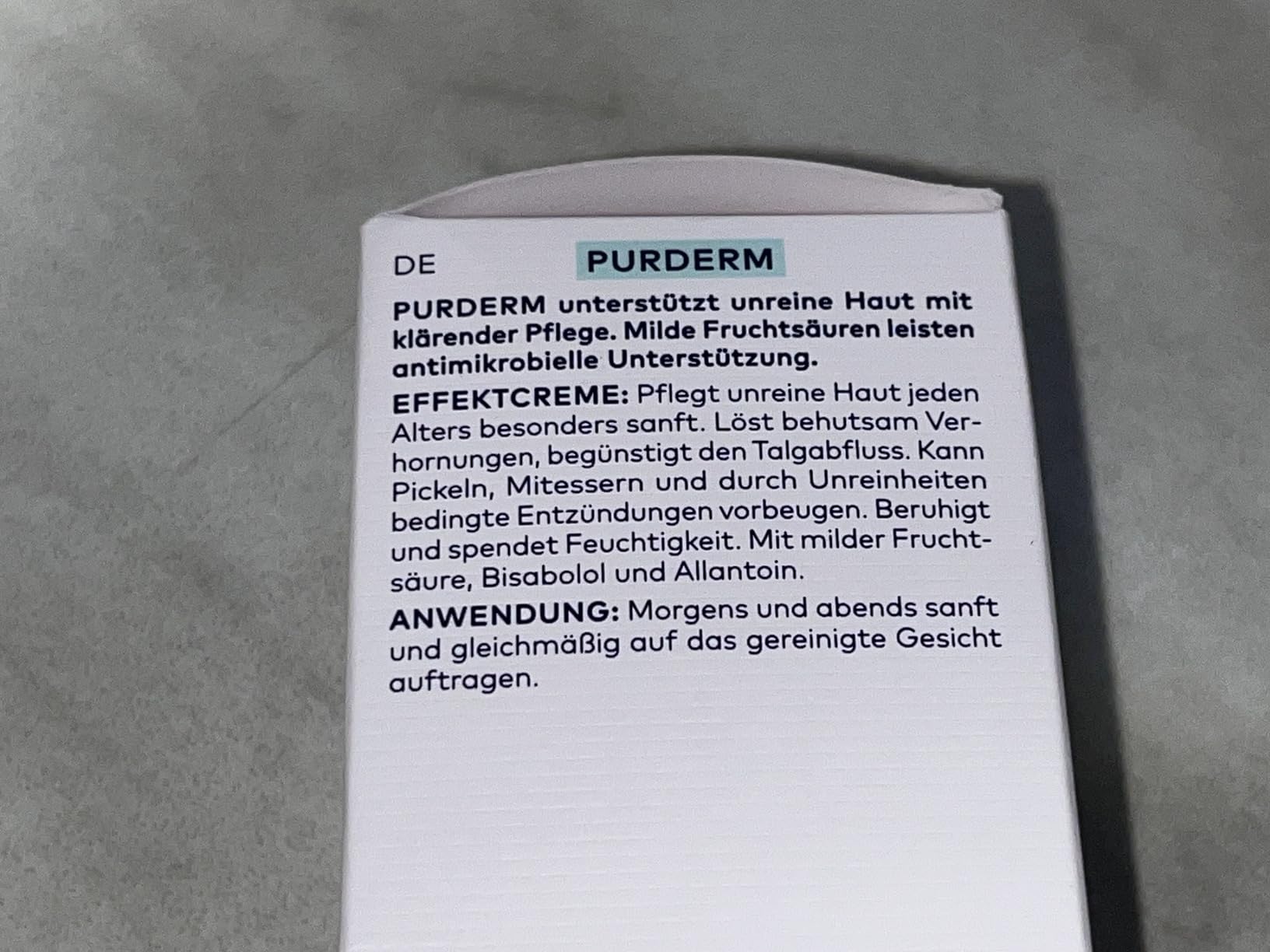 Meine Haut hat sich stark verbessert